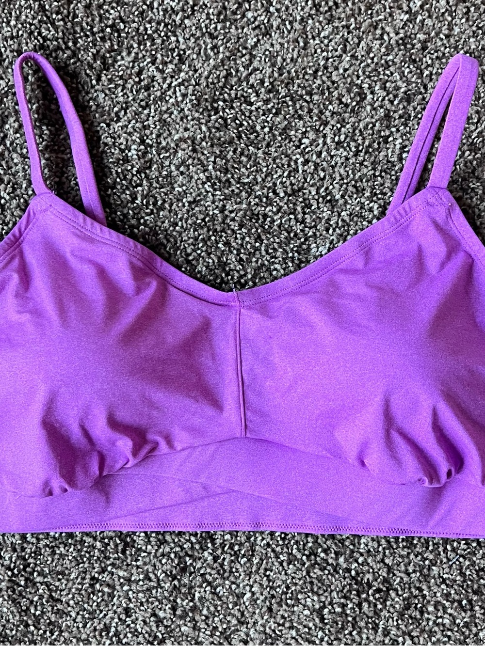 torrid Purple Seamless Bralette with Double Straps